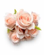 18 head artificial rose bouquet with greenery