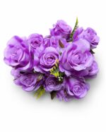 18 head artificial rose bouquet with greenery