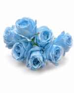artificial red rose bouquet with baby’s breath filler