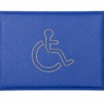 disabled badge and parking clock holder