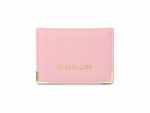tolo travel card holder with gold corner detail