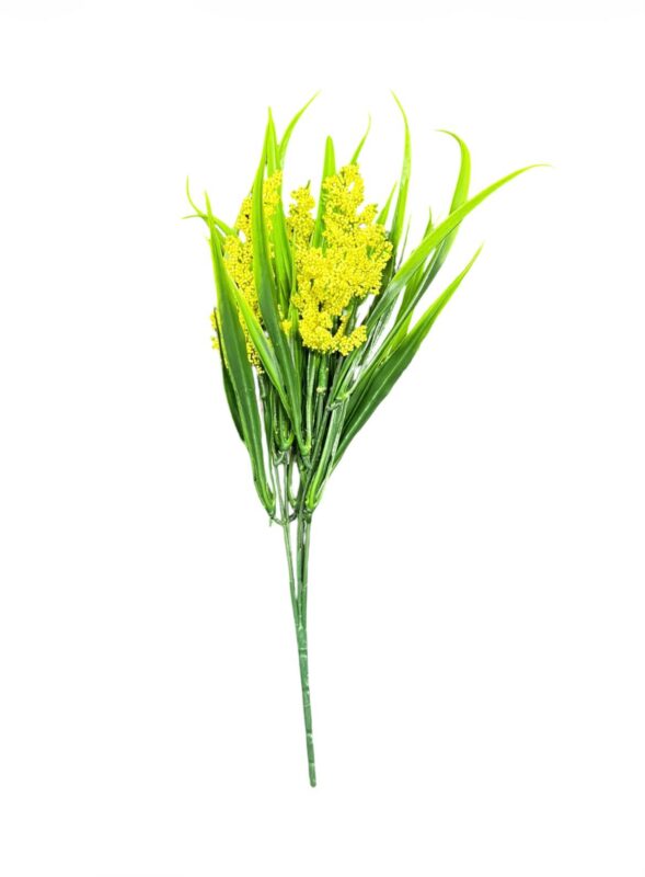 artificial grass & goldenrod spray td 3020