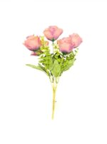 artificial garden rose flower bush td 4477