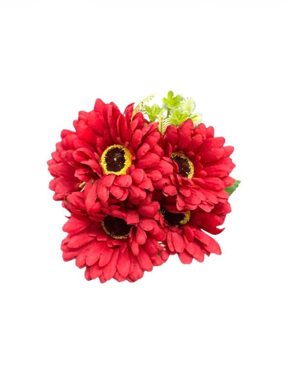 artificial gerbera daisy flower bush td 4619