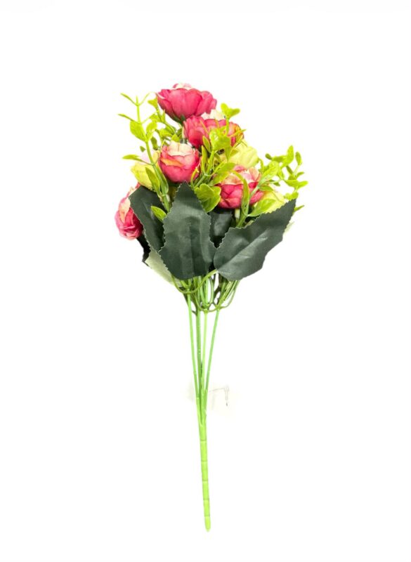 artificial pink peony bouquet spray yd 4640